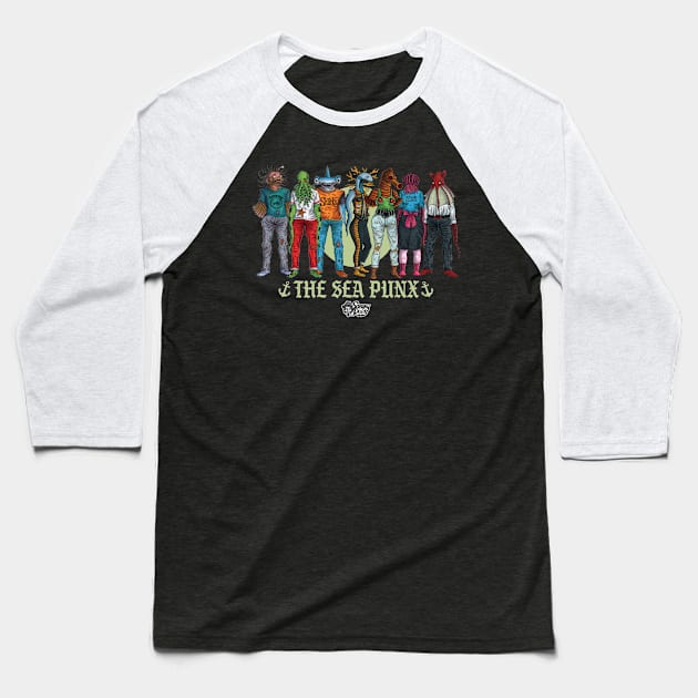 The Sea-Punx Baseball T-Shirt by The Art of Sammy Ruiz